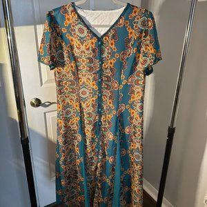 Asian Style Dress - Size EU 3XL